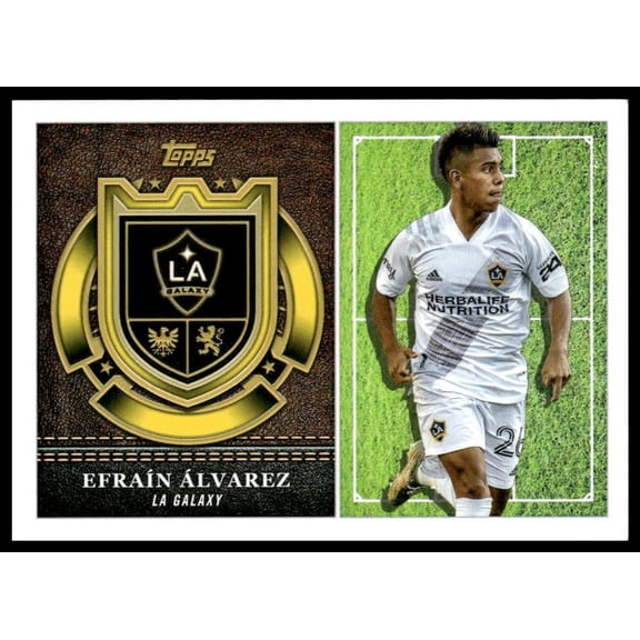 2022 Topps MLS Efran lvarez S-16 LA Galaxy Near Mint Plus Soccer Card