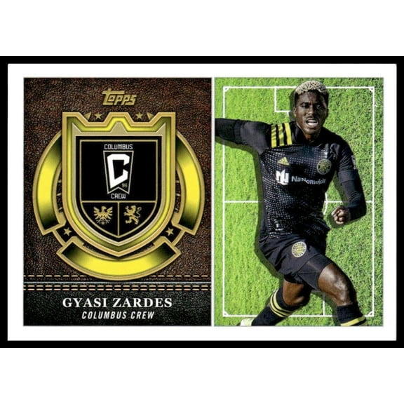 Near Mint 2022 Topps MLS Gyasi Zardes S-5 Columbus Crew Soccer Card