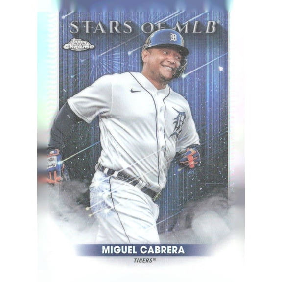 2022 Topps Stars of MLB Chrome Miguel Cabrera SMLBC-43 Stars of MLB Chrome Baseball Card