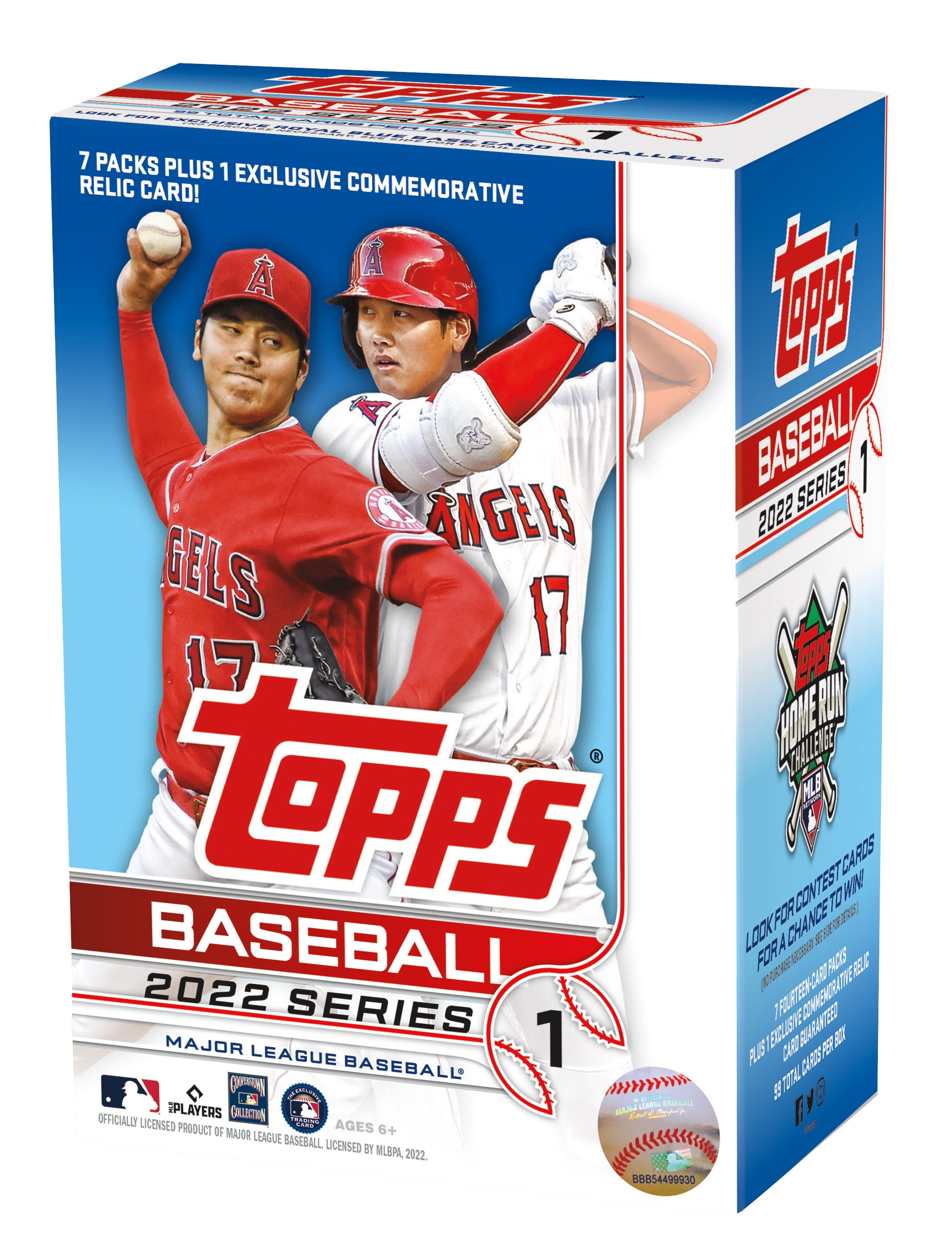 Topps 2022 Series 1 MLB Baseball 7-Pack Blaster Box with