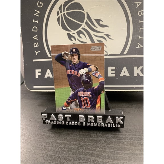 2022 Topps Stadium Club Chrome Baseball Card Alex Bregman #175 Houston Astros Near Mint