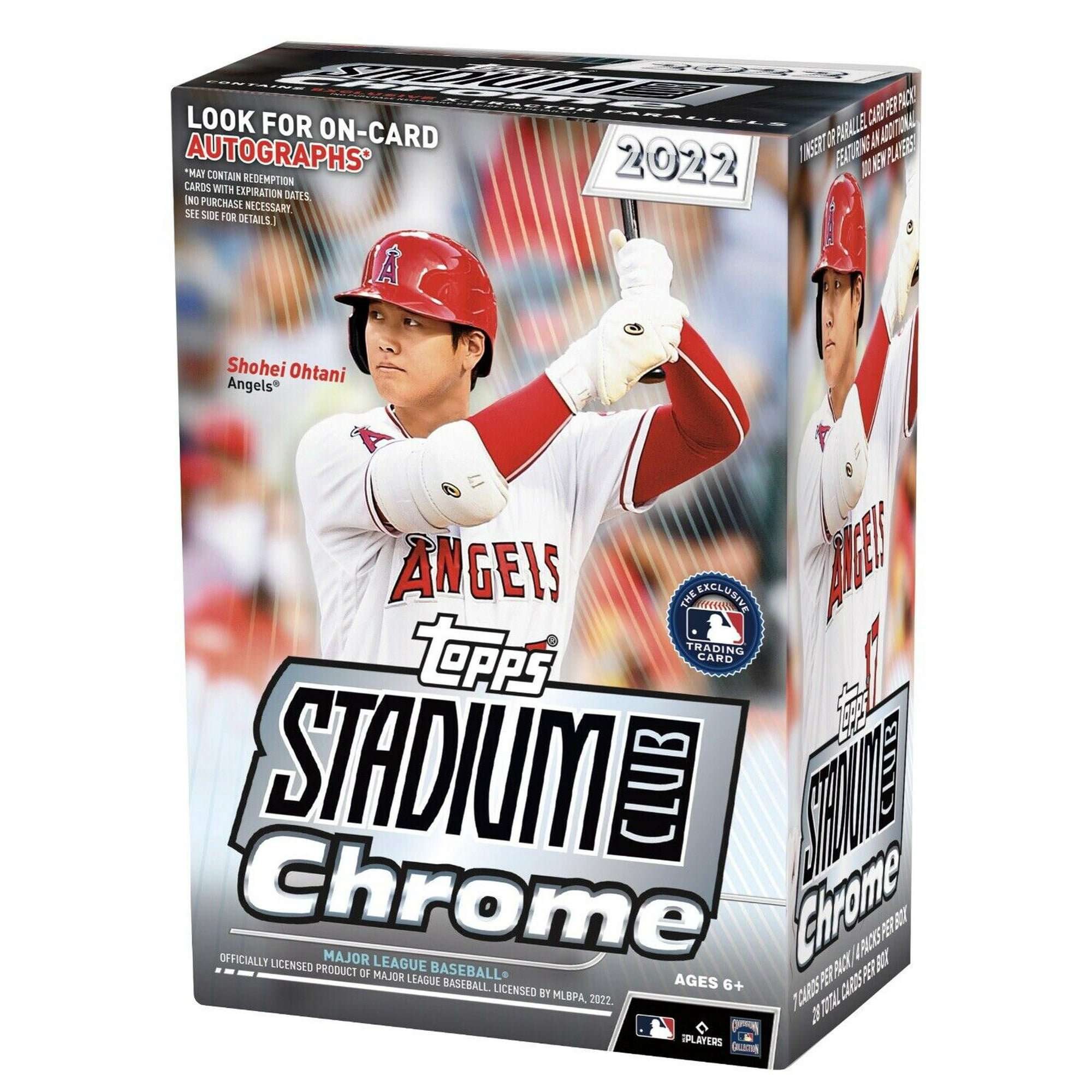 2022 Topps Stadium Club Chrome MLB Baseball Trading Cards Blaster Box