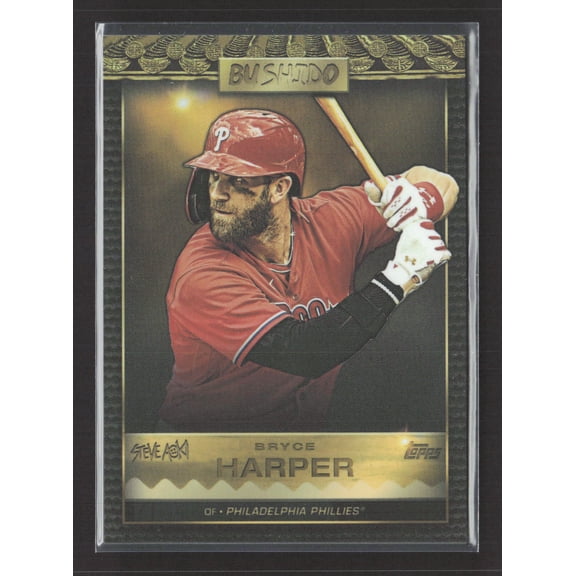 2022 Topps Steve Aoki Bushido Bryce Harper #7 Wave 1 Philadelphia Phillies Baseball Card Philadelphia Phillies MLB Baseball Trading Card
