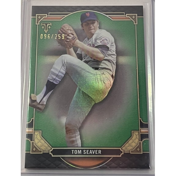 2022 Topps Triple Threads Tom Seaver #42 Emerald