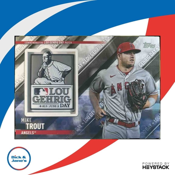 2022 Topps Update Mike Trout Commemorative Relics Los Angeles Angels