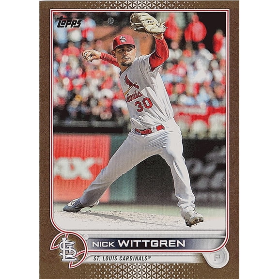 2022 Topps Update Nick Wittgren Gold US202 SN 1427/2022 Near Mint Baseball Card