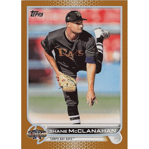 2022 Topps Update Shane McClanahan #ASG-35 2022 MLB All-Star Game Gold /75 SN
