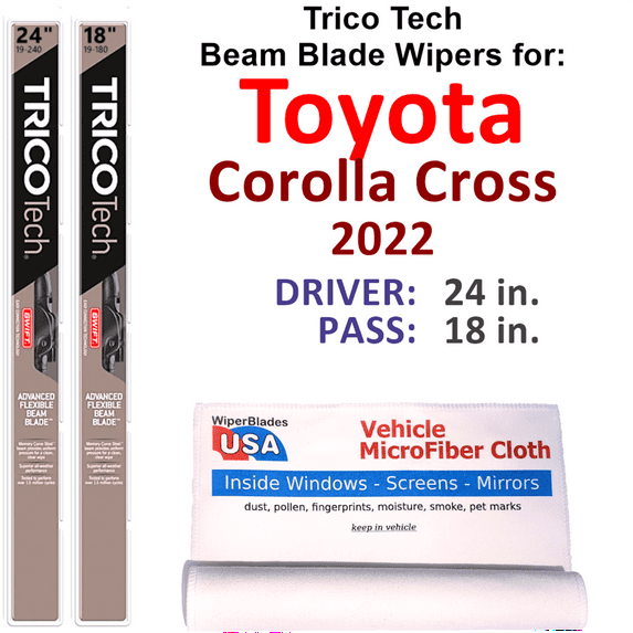 2022 Toyota Corolla Cross Beam Blade Wipers (Set of 2)