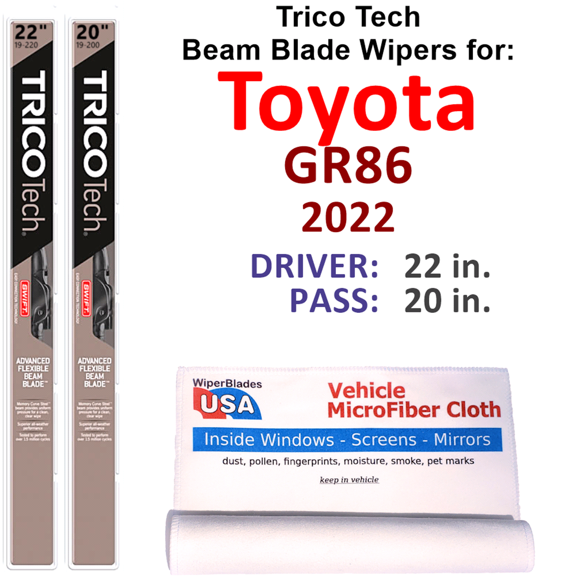 2022 Toyota GR86 Beam Blade Wipers (Set of 2)