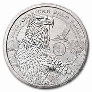 2022 Tuvalu 1 oz Silver American Bald Eagle Coin BU