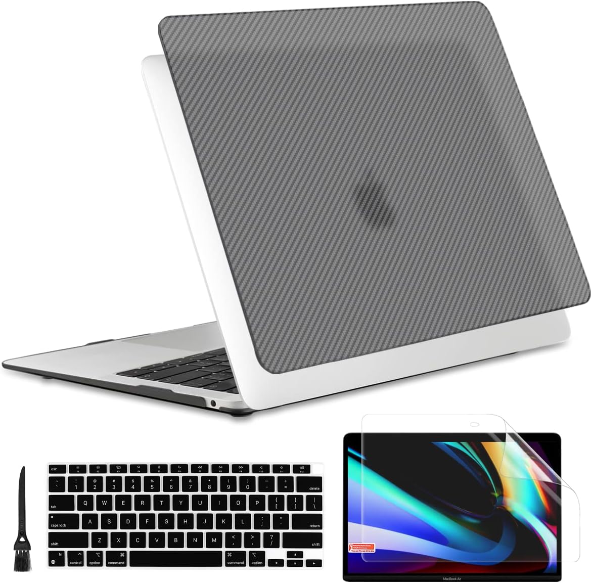 [2022 Upgrade] MacBook Air M1 13 inch Case Thin Carbon Fiber Design