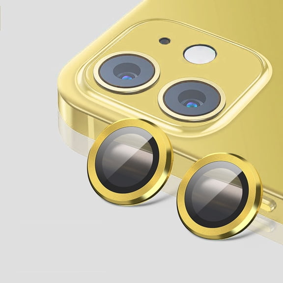 2022 Upgraded Film Aluminum Alloy Camera Lens Protector for iPhone 12/12 mini