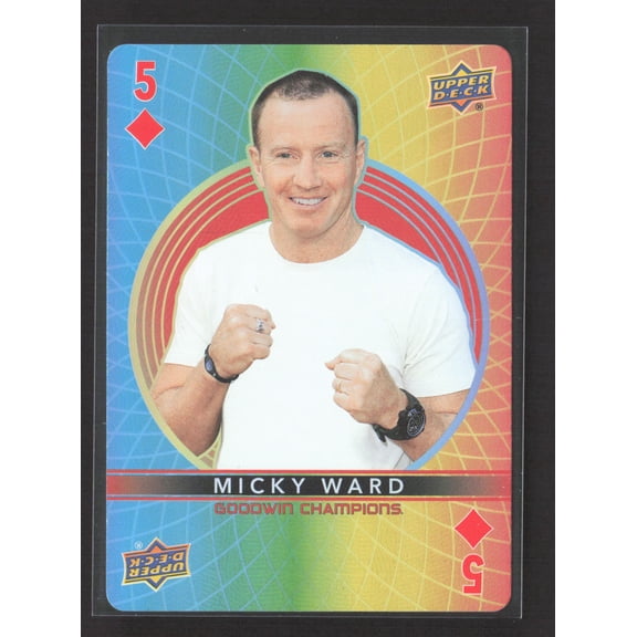 2022 Upper Deck Goodwin Champions Micky Ward #5 Playing Cards
