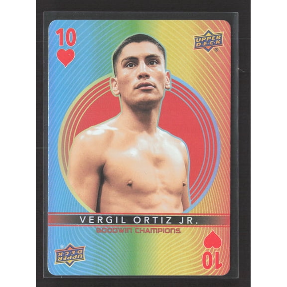 2022 Upper Deck Goodwin Champions Vergil Ortiz Jr. #10 Playing Cards