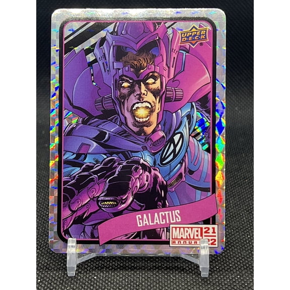 2022 Upper Deck Marvel Annuals Holofoil Galactus Sticker Near Mint or Better #B4