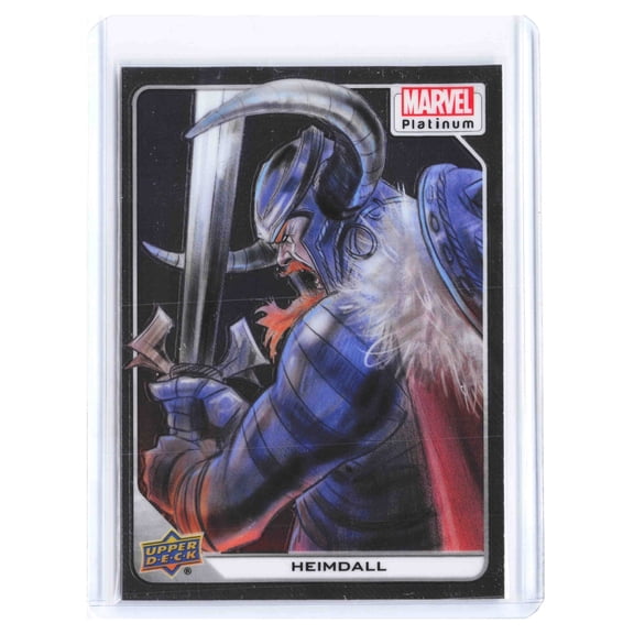2022 Upper Deck Marvel Platinum Heimdall #28 Base Trading Card