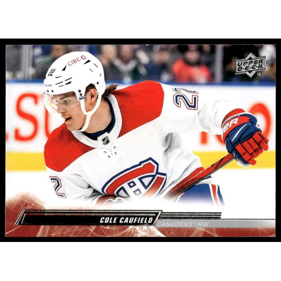2022 Upper Deck Series 1 Cole Caufield #95