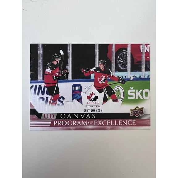 2022 Upper Deck UD Canvas Program of Excellence Kent Johnson
