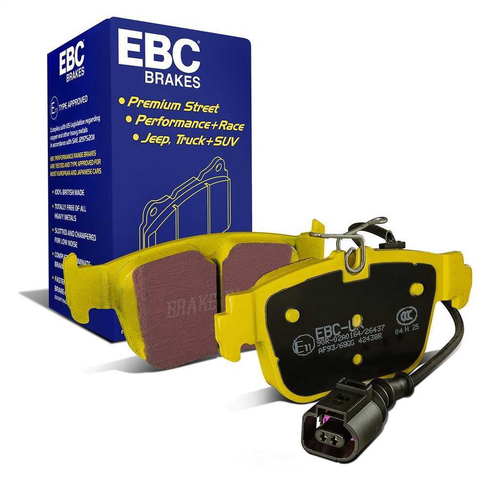 EBC Brakes DP42438R Yellowstuff Street And Track Brake Pads, 115mm Dia. 61mm Height 17mm Thick Pad