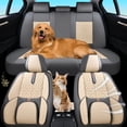 thumbnail image 1 of 2022 for Volkswagen Taos Car Seat Cover, PU Leather 5 Seats Full Set Waterproof Suitable for All Seasons, Light Taupe Car Seat Covers, Protect Car Seats, 1 of 9