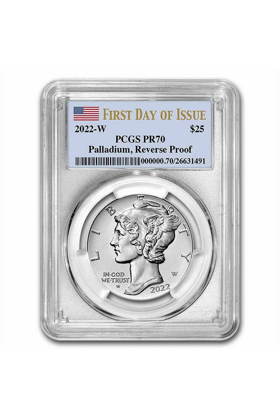 2022-W 1 oz Reverse Proof Palladium Eagle PR-70 PCGS (FDI)