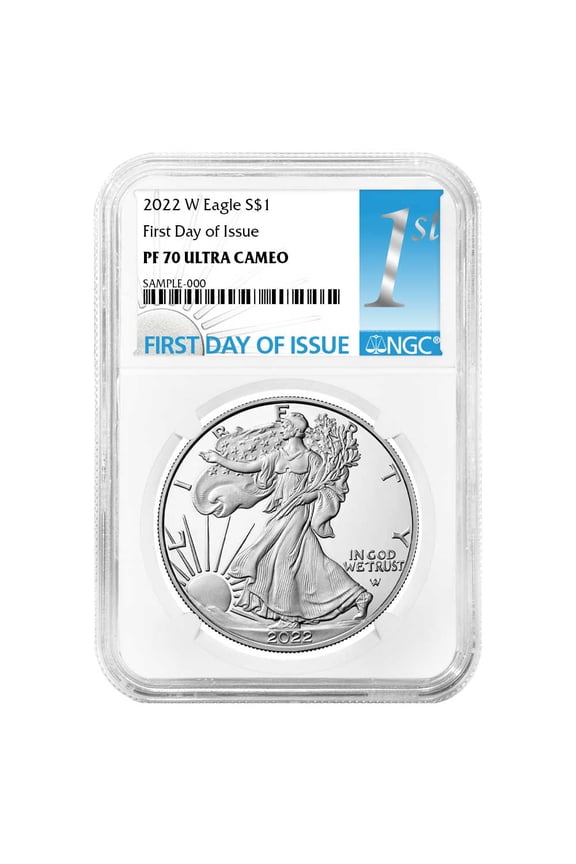 2022-W Proof $1 American Silver Eagle NGC PF70UC FDI First Label