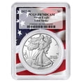 thumbnail image 1 of 2022-W Proof $1 American Silver Eagle PCGS PR70DCAM FS Flag Frame, 1 of 2