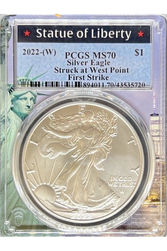 2022-W Silver Eagle MS70 PCGS First strike (PA43535720)