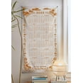 thumbnail image 1 of 2022 Wall Calendar - 12 Months Wall Hanging Aesthetic Calendar, Poster Print for Bed Room Tapestry, Office, Home Decor, New Year's Gift by SheetKart, Beige, 1 of 4