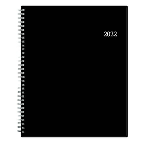 2022 Weekly & Monthly Planner, 8.5" x 11", Blue Sky, Enterprise