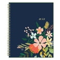 thumbnail image 1 of 2022 Weekly Monthly Planner, 8.5" x 11", Mia Charro for Blue Sky, Floral Bunches Navy, 1 of 12