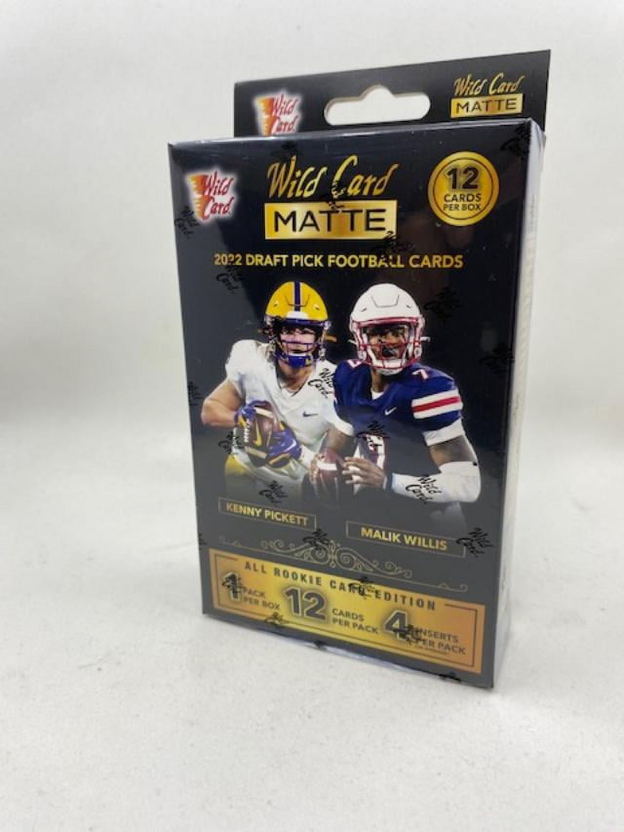 2022 Wild Card Draft Picks Football Matte Hanger Box