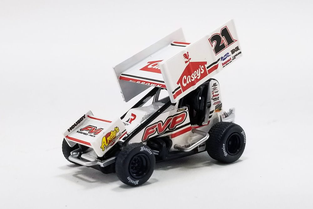 2022 Winged Sprint Car, #21 Brian Brown - Acme A6422009 - 1/64