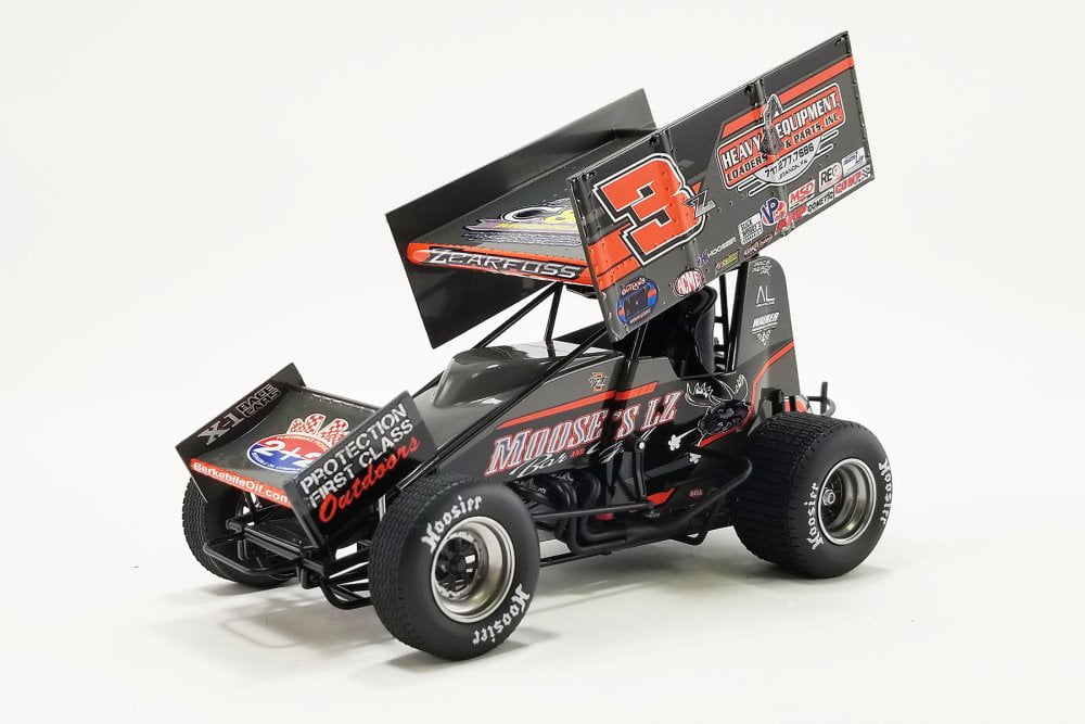 2022 Winged Sprint Car, #3z Brock Zearfoss - Acme A1822001 - 1/18