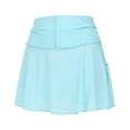 thumbnail image 1 of 2022 Womenacute;s Mini Skirts Beach Cover-Ups High Waist Solid Color See Through Mini Skirt Bikini Cover Up Summer Beachwear, 1 of 9