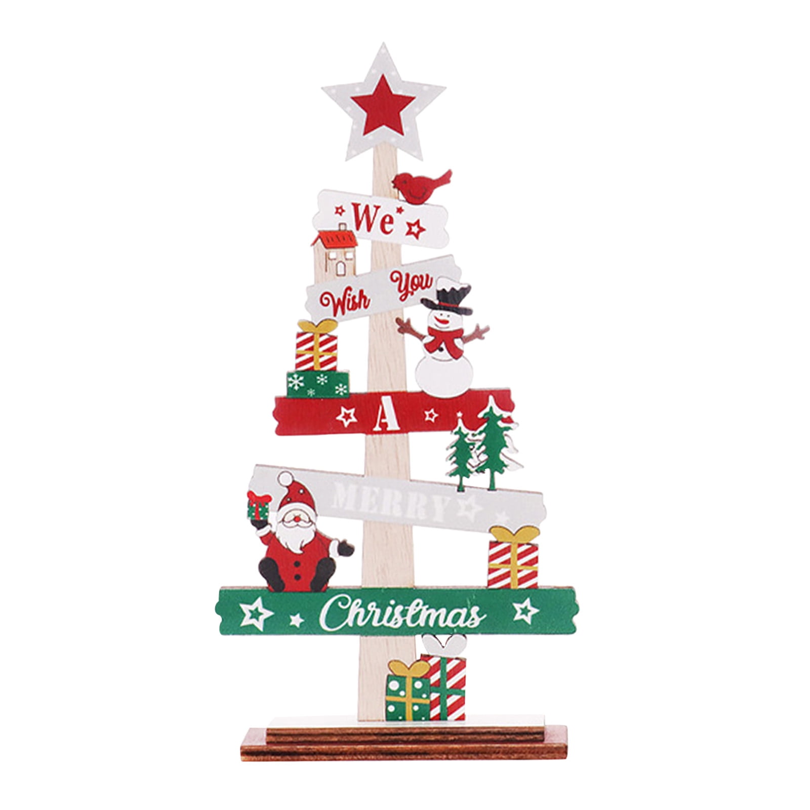 2022 Wooden Christmas Ornaments Christmas Decorations Ornaments