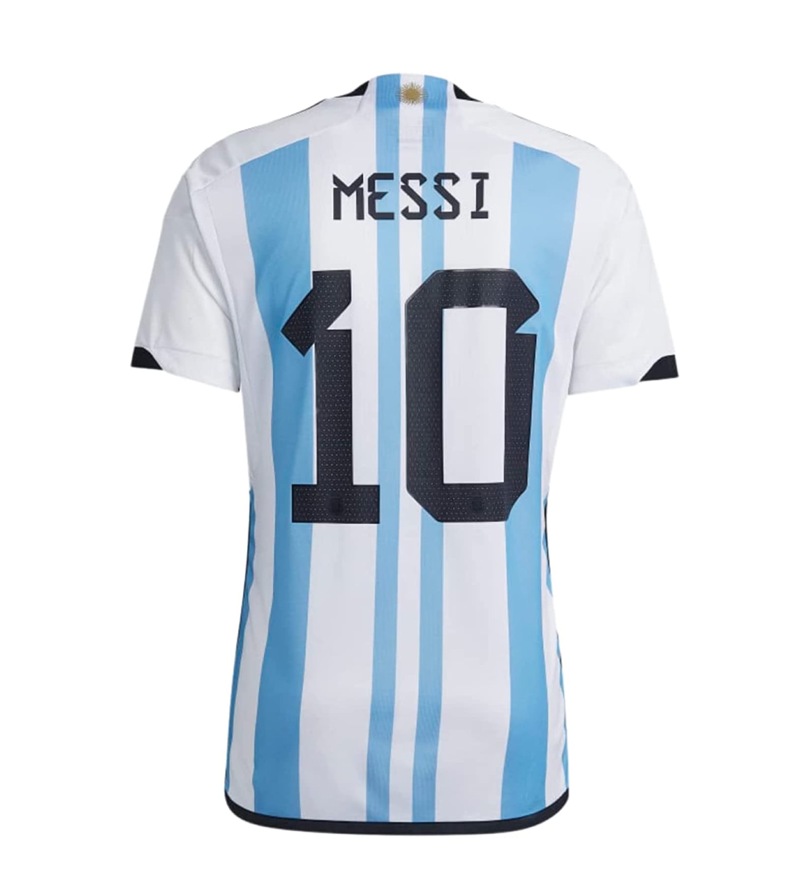 2022 World Cup Argentina #10 Messi Adult Soccer Football Jersey Blue ...