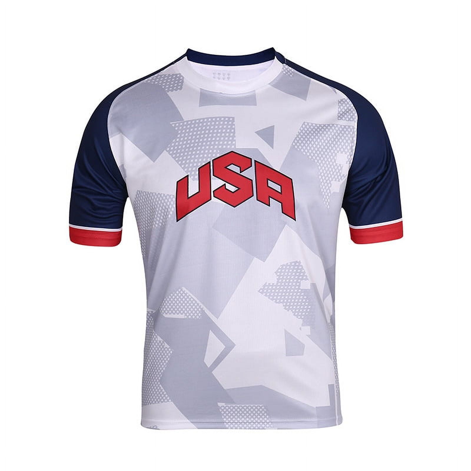2022 World Cup Soccer National jersey, Men's ShortSleeved TShirt