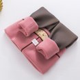thumbnail image 1 of 2022 new fall and winter real flesh-through thickening compound skin-transparent gods warm large size pants, 1 of 9