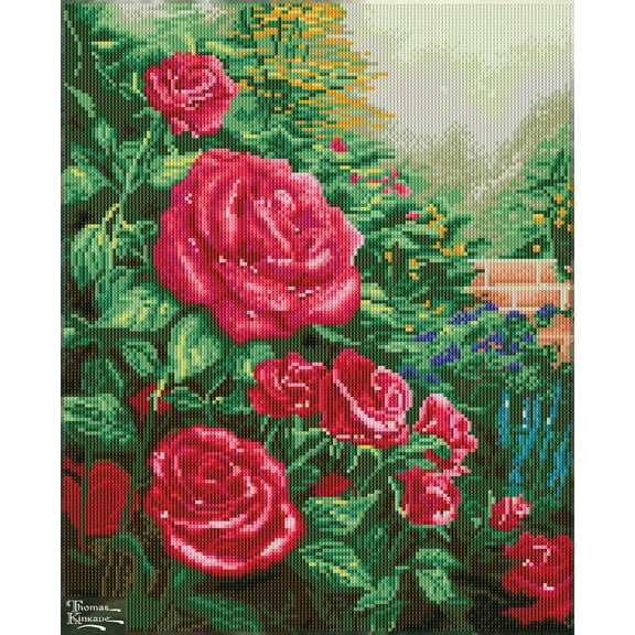 Diamond Dotz A Perfect Red Rose Diamond Painting Kits for Adults - Diamond Art Kits a Relaxing Creative Craft Kit with Dotz Gems