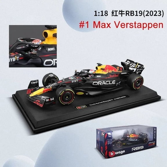 2023 1:18 Red Bull F1 Rb19 Car #1 #11 Diecast Model Formula Racing Hardbound Edition Alloy Luxury Vehicle Gift Toys Red Bull RB19 No.1