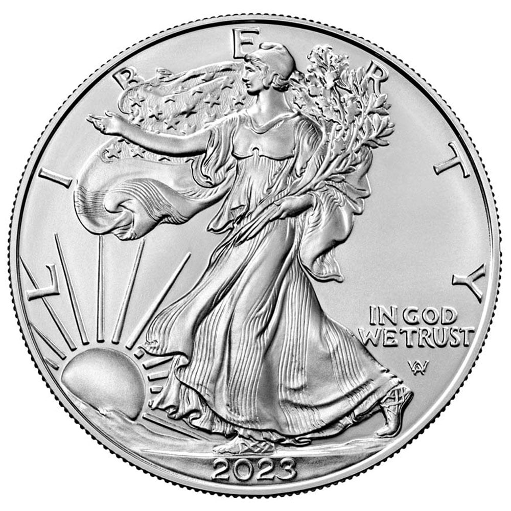 UNITED STATES MINT 2023 $1 American Silver Eagle 1 oz BU