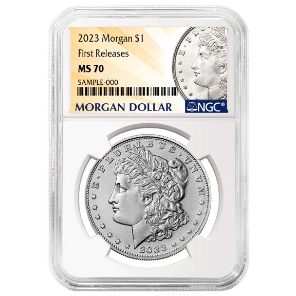 2023 $1 Morgan Silver Dollar NGC MS70 FR Morgan Label