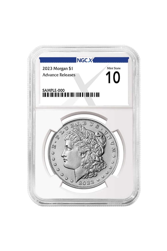 2023 $1 Morgan Silver Dollar NGCX MS10 AR X Label