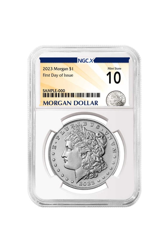 2023 $1 Morgan Silver Dollar NGCX MS10 FDI Morgan X Label