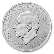 2023 1 oz .999 Fine Silver Britannia Coin BU - King Charles III