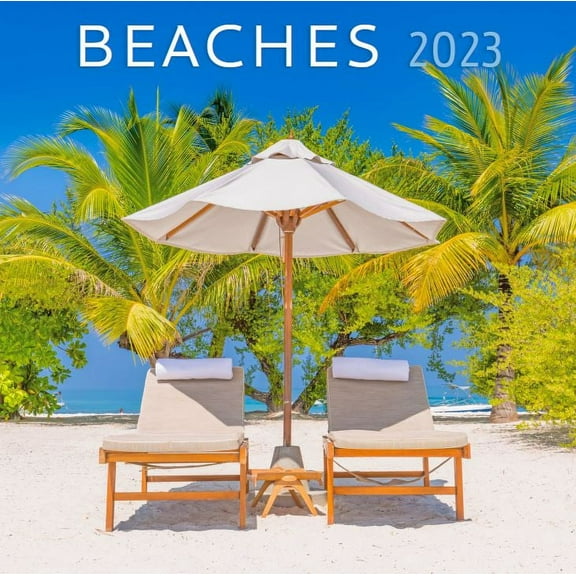 2023 - 12 Month Calendar-Beaches-12x12 Hanging Wall Calendar by DaySpring