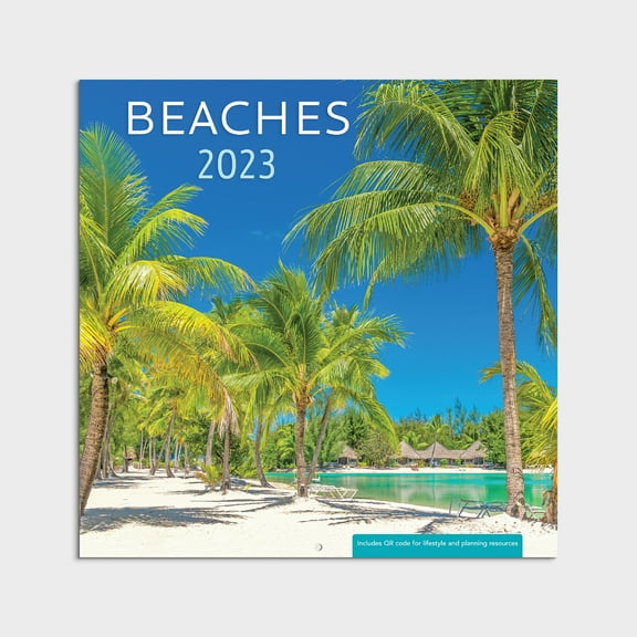 2023-12 Month Calendar-Beaches 12x12 Hanging Wall Calendar by DaySpring