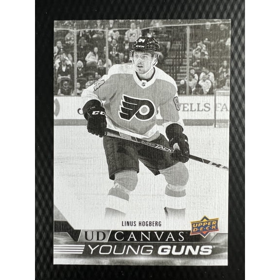 2023 2022-23 Upper Deck Linus Hogberg Black Parallel/Variety Rookie
