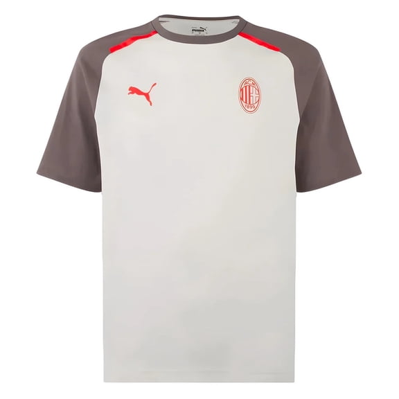 2023-2024 AC Milan Casuals Tee (Light Grey)